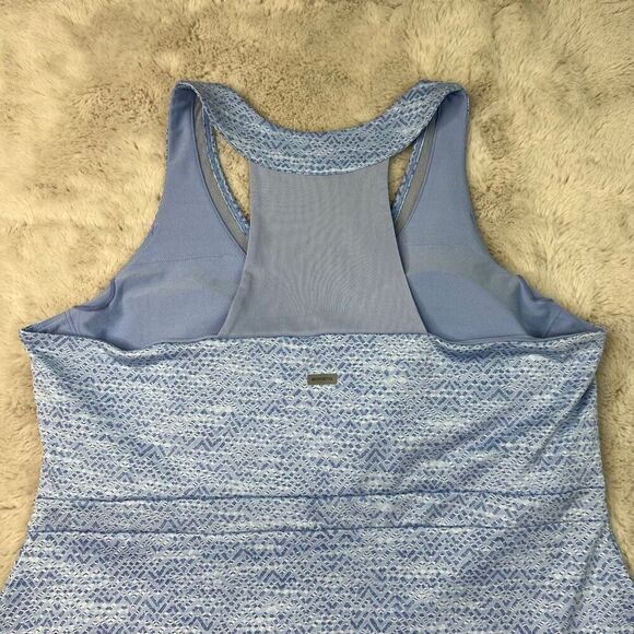 Mondetta Performance Gear Sport Travel Dress Size XL Blue Built in bra Racerback - Picture 6 of 11